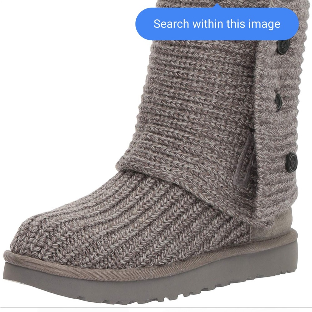 Changeable knitted Grey Uggs